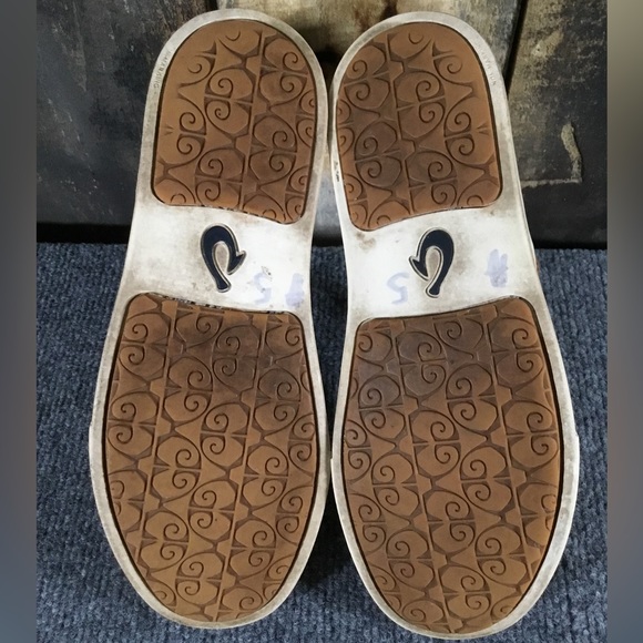 Olukai brown leather casual shoes ladies size 7 - Picture 5 of 8